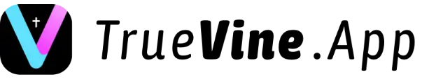 TrueVine logo and text